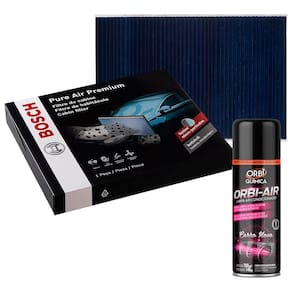 Filtro Cabine Ar Condicionado Antiviral Bosch Equinox 2017 a 2023 + Spray Orbi