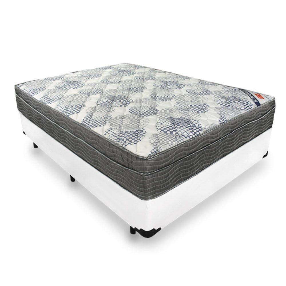Cama Box Viúva + Colchão De Molas Ensacadas - Ortobom - ISO  128x188x60cm