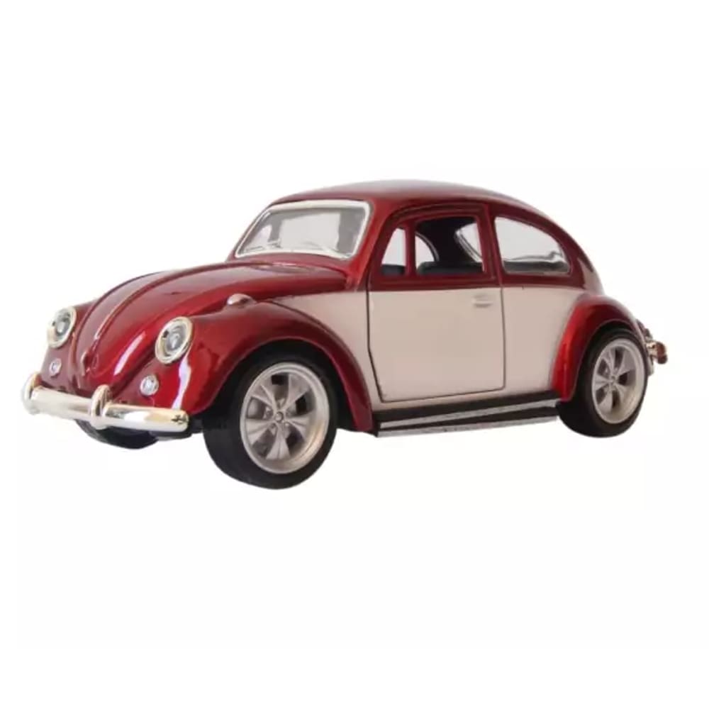 Fusca Beetle Bicolor C/ Rodas Esportivas 1:32 Bordo