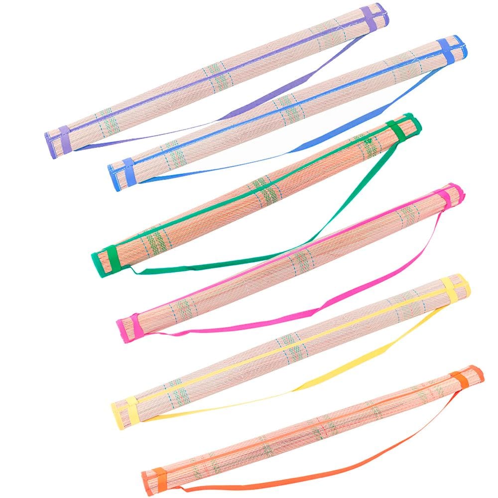 Esteira de Praia Banho de Sol com Alça Dobrável Palha Natural 60cm x 1,80m Belfix