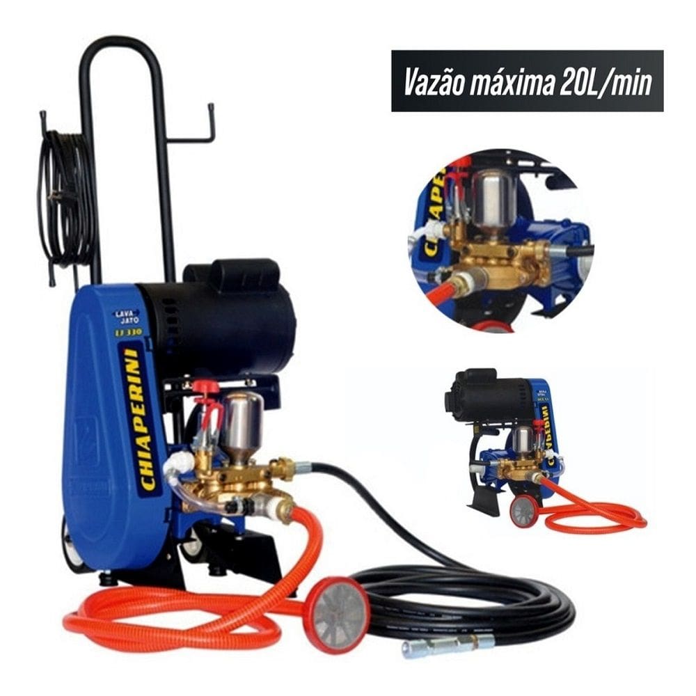 Lavadora Alta Pressao 330Lbf 2Hp Chiaperini 22721 Mn-220V Lj-330