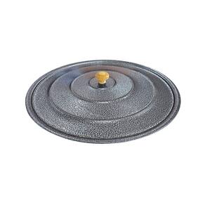 Tampa Redonda de Alumínio Craqueado de 33 Cm Para Chapa Disco de Arado Mk