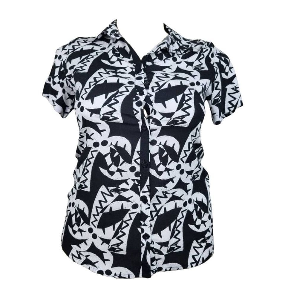 Camisete feminino MC Estampado Doce Brisa 100% Viscose