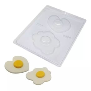 Forma Para Chocolate Acetato Simples Ovos Fritos 9677 Bwb