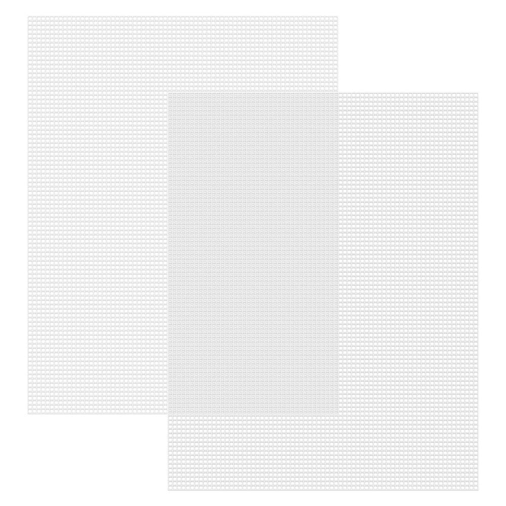 Folhas de lona de malha plástica Caydo 7 Count para bordar