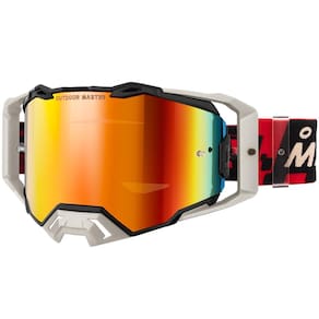 Óculos de motocicleta OutdoorMaster Macaw Dirt Bike Revo Red Le