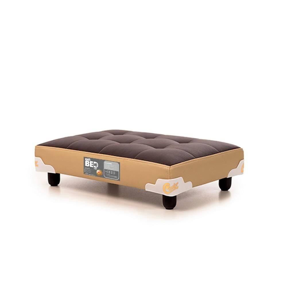 Cama Pet Bed Marrom/Bege 60x40x12cm