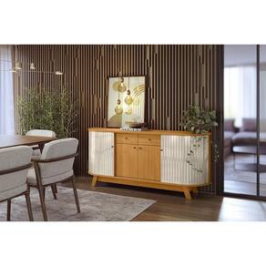 Aparador Buffet Mônaco - Cinamomo/Off White - Madetec