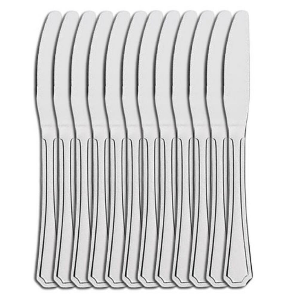 Faca Inox Premium De Mesa Atenas 12 Peças - Ad