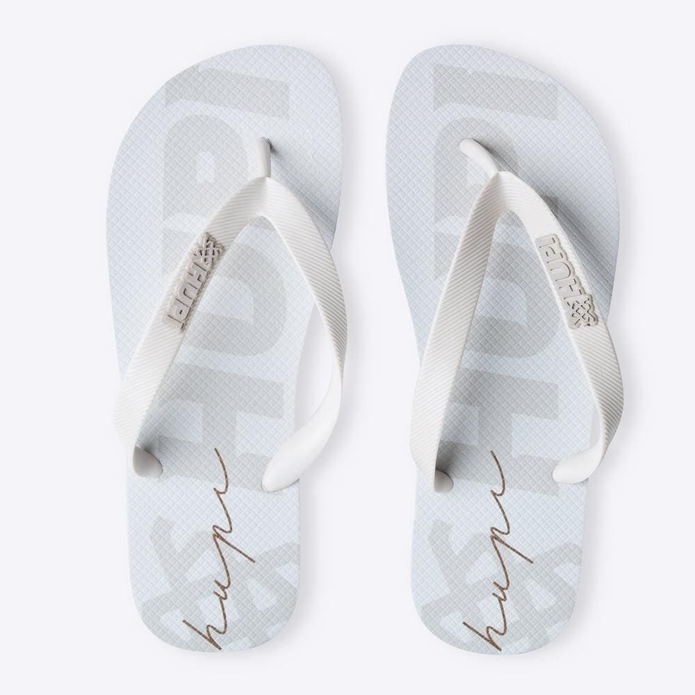 Chinelo HUPI Vibes Branco/Bege