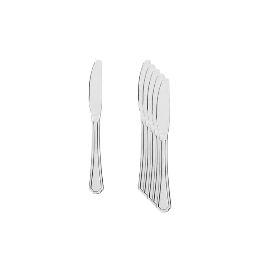 Kit Faca Em Inox De Sobremesa Atenas 6 Peças - Ad