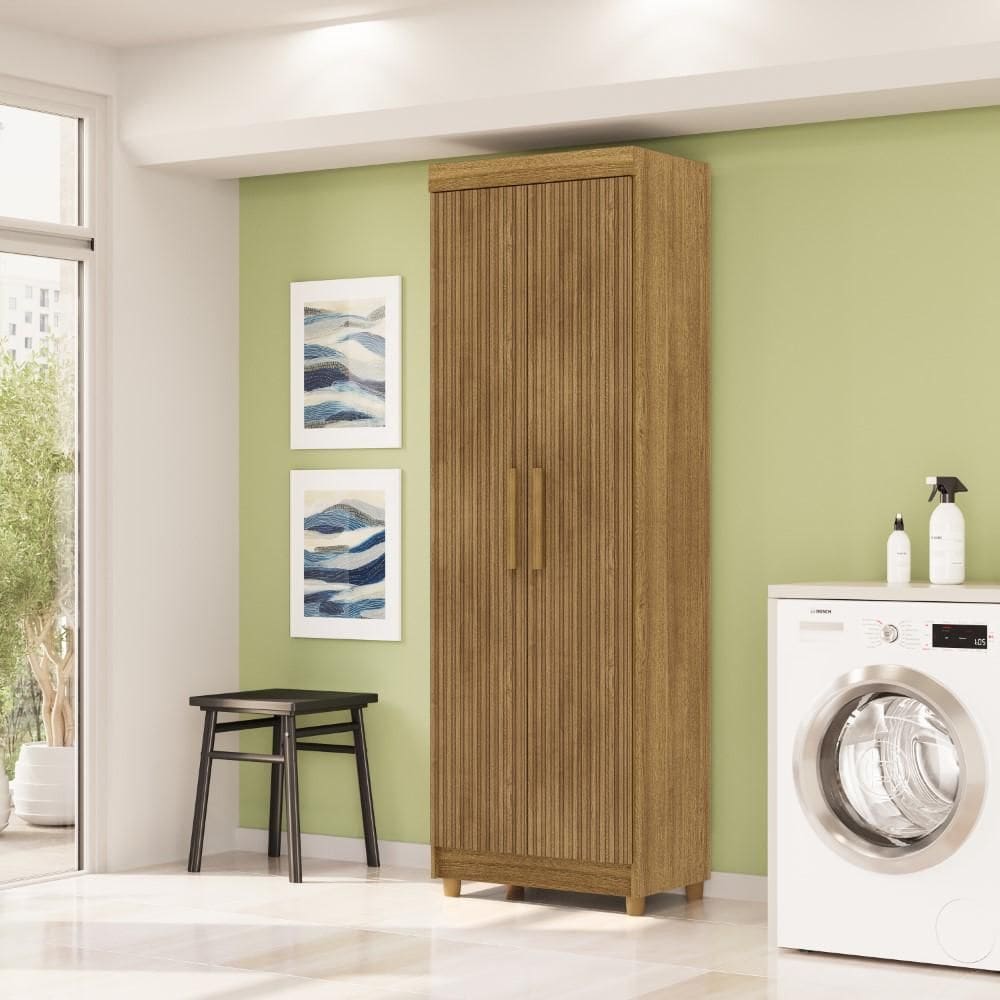 Armário Multiuso Sapateira 2 Portas Line Nature Brisa - Vila Rica