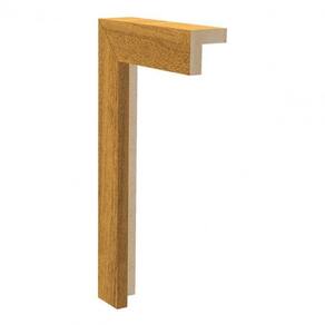 Kit com 5 Barras Arremate Mdf 250 Moldufama 25mmx2,5cm Metro Linear 12m Turim
