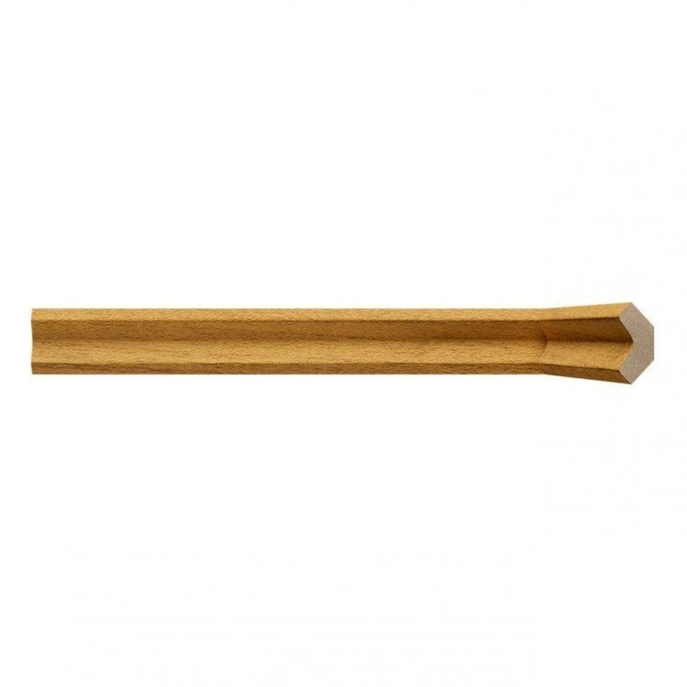 Kit com 10 Barras Arremate Mdf 280 Moldufama 12mmx2,8cm Metro Linear 24m Turim