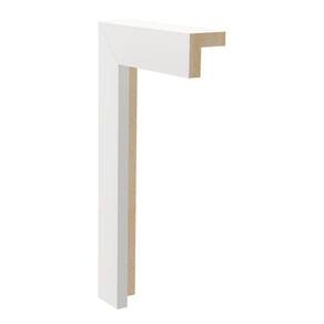 Kit com 15 Barras Arremate Mdf 250 Moldufama 15mmx2,5cm Metro Linear 36m Branco