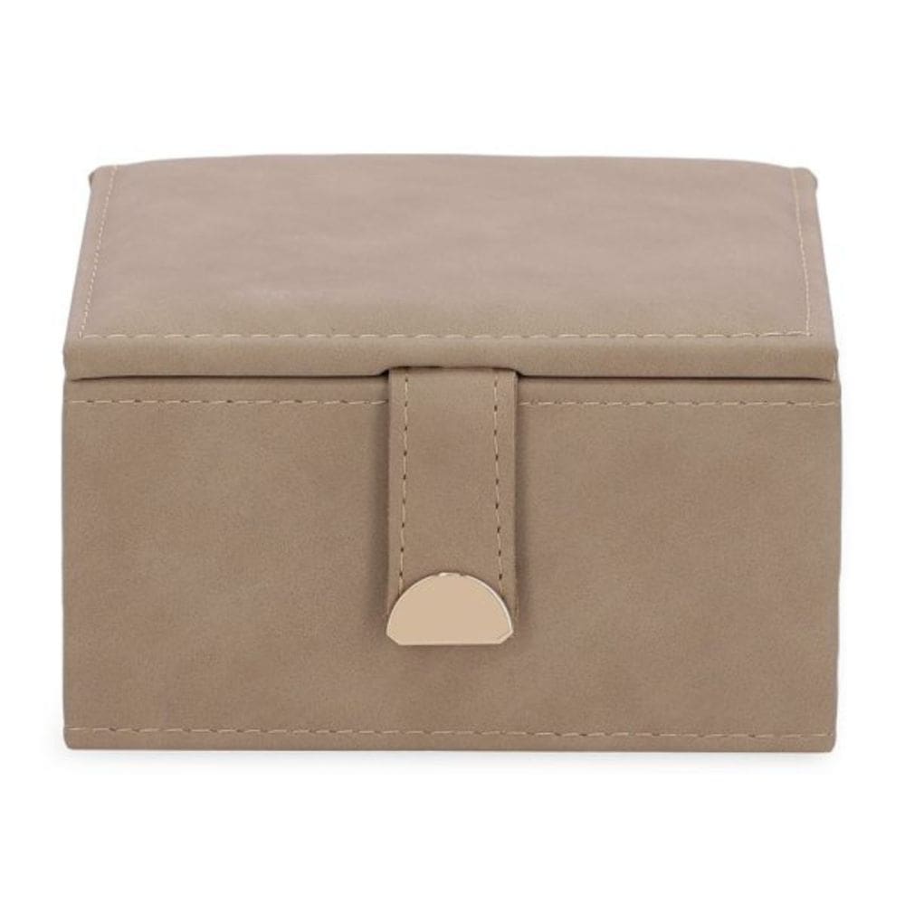 Caixa Organizadora Marrom Em PU 19338 8,5x15x15cm Mart