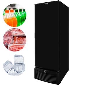 Freezer Vertical Conservador Tripla Ação 569 L Preto Porta Cega VCET 569C Fricon