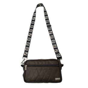 Bolsa Feminina Transversal Couro Marrom Coutre Bolsas