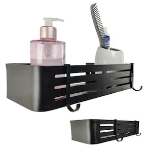 Suporte Porta Shampoo Prateleira Banheiro Box Sabonete Utensilios Casa Cozinha Lavanderia Multiuso Resistente Organizaçao