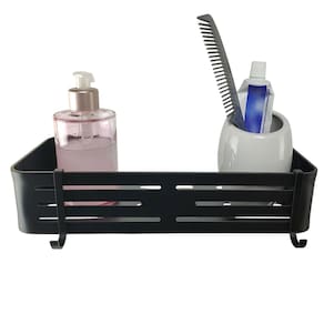 Suporte Porta Shampoo Prateleira Banheiro Box Sabonete Utensilios Casa Lavanderia Cozinha Organizaçao Resistente Multiuso