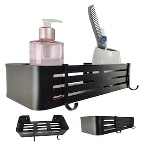 Suporte Porta Shampoo Banheiro Box Prateleira Utensilios Organizaçao Casa Cozinha Lavanderia Multiuso Resistente Pratico