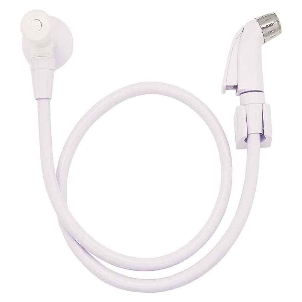 Ducha Higienica Flex 1,0m Abs Branca 1/4v