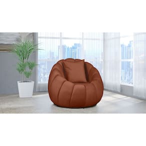 Poltrona Decorativa Concha Giratória Almofada Veludo Terracota - Londrilar