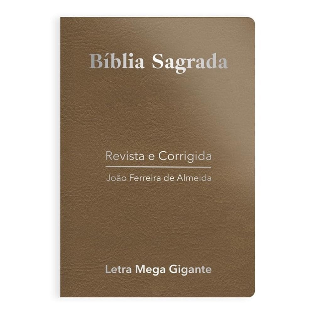 Bíblia Arc Mega Gigante - Luxo Bege
