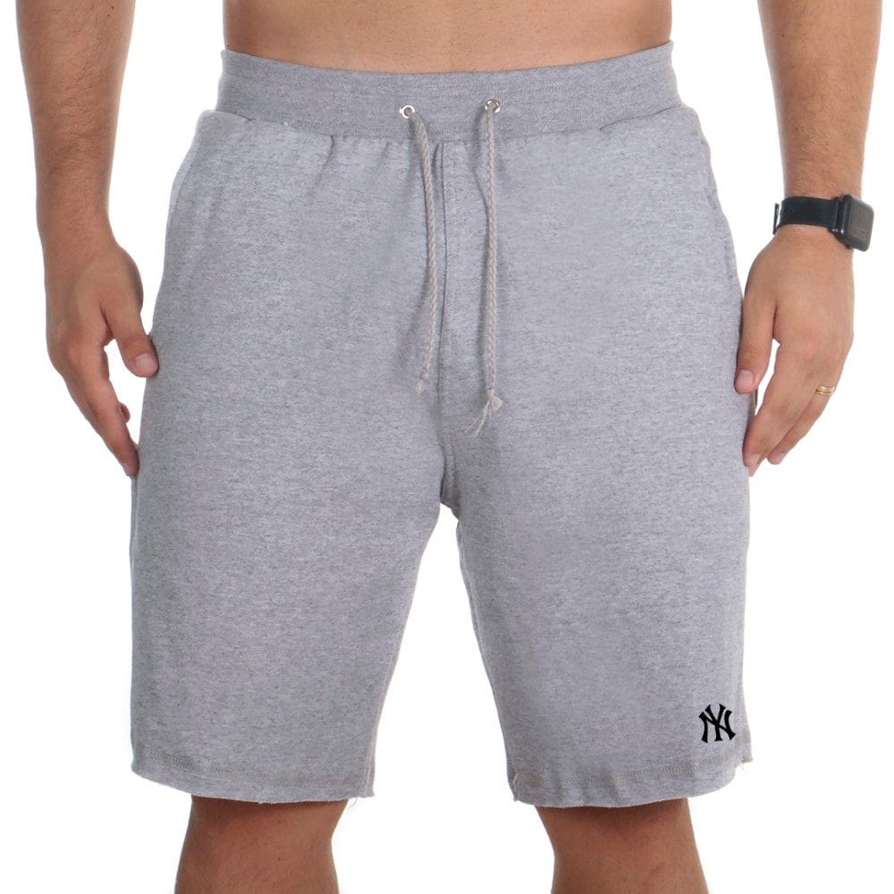 Bermuda Moletinho Plus Size Masculina Elástico Cintura Cordão Ajustavel Tamanho Especial G1 ao G5