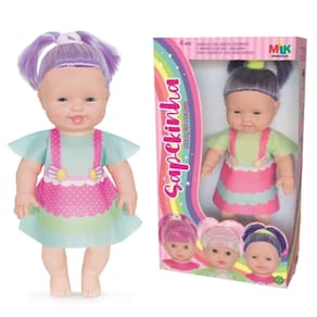 Boneca Estilosa Colors Sapekinha Tuca Menina 34cm Milk 770