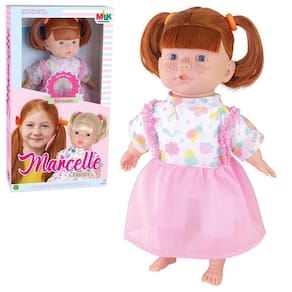 Boneca Reborn Brinquedo Marcelle Ruiva Fala 60 Frases 676