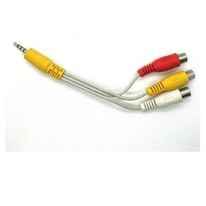 Cabo P2 ST 4C + 3 RCA F 17cm - Áudio Vídeo Alta Qualidade