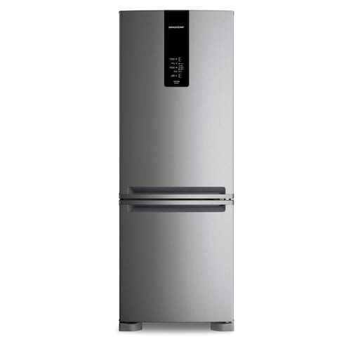Geladeira Brastemp Frost Free Inverse A+++ 479 litros cor Inox com Super Capacidade e Smart Flow - BRE58FK - 220V
