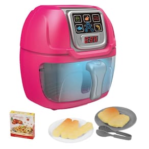 Fritadeira Air Fryer Luz E Som Dm Toys Brinquedo Infantil