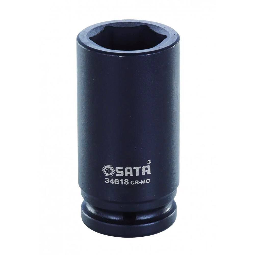 Soquete Sextavado Longo de Impacto 18mm Encaixe de 3/4" - Sata ST34606SC