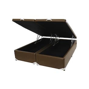 Cama Box Baú Castor King Premium Caramelo 193x203x35cm