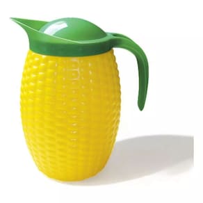Jarra Milho Plástico 1,5L com Tampa  - Tema Festa Junina Arraiá Decoração de Mesa