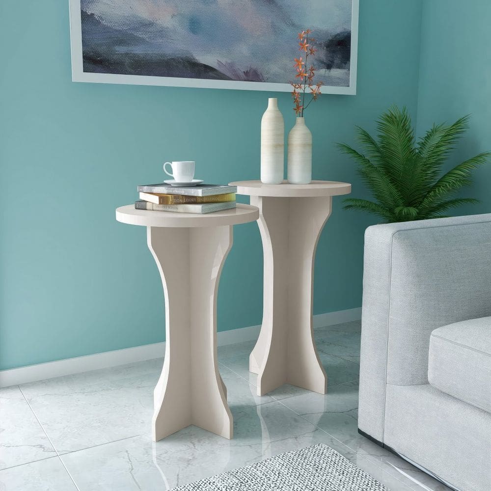 Conjunto Mesas Apoio Lateral Luck