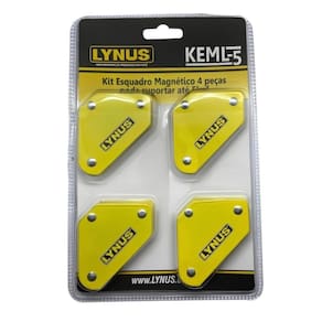 Esquadro Magnético Forte Multi-ângulos Para Soldador Keml-5 Lynus