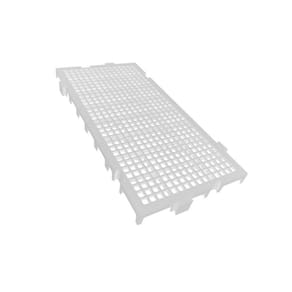 Piso Modular Branco Em Plástico 25x50x2,6 Presto