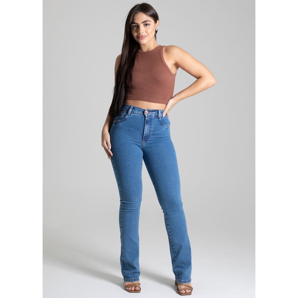 Calça Feminina Boot Cut Jeans