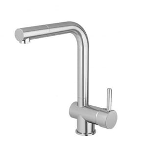 Torneira Monocomando Cozinha Bancada 7008 C75 Aco Escovado - Meber