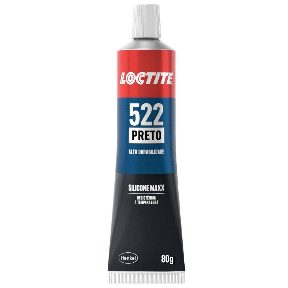 Silicone De Alta Pressão 522 Maxx Preto 55g Loctite 2932021