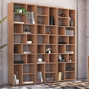 Estante Multiuso para Livros Dallas 210x201cm Freijó