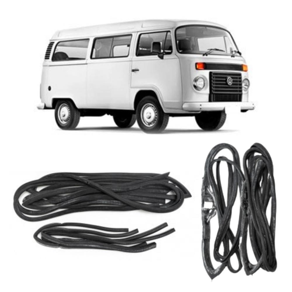 Kit Borracha Completo Porta Dianteira Meio Porta-malas Kombi De 1957 Até 2013 [F103]
