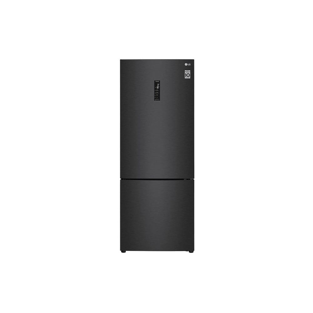 Geladeira Smart LG Frost Free Inverter 451L Inverse Cor Black Inox (GC-B569NQL) - 220V
