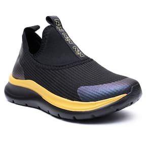 Tênis Infantil Klin Way Menino - Preto e Amarelo