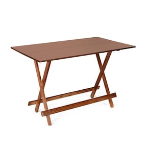 Mesa Dobrável 120 X 70 Imbuia - M.b Móveis