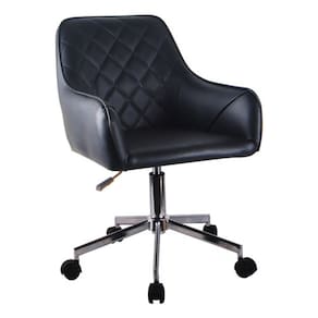 Cadeira Poltrona Couro P.u. 89x59x55cm Capitone - Até 120kg