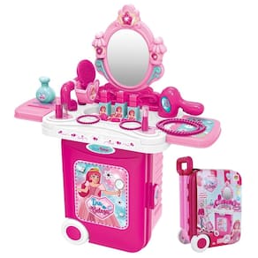 Maleta Brinquedo Salão Beleza Cabeleireira Infantil Meninas